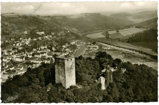 ak219230 Nassau an der Lahn, mit Stammburg Nassau-Oranien