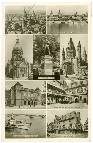 ak219236 Mainz, Multiansicht