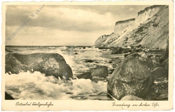 Ostseebad Heiligenhafen, Brandung am hohen Ufer