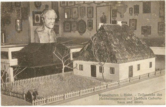 Wesselburen i. Holst, Teilansicht des Hebbelmuseums