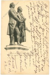 ak219331 Weimar, Goethe Denkmal