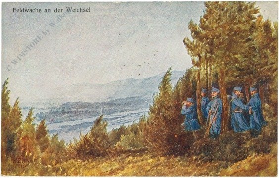 ak219361 Feldwache an der Weichsel