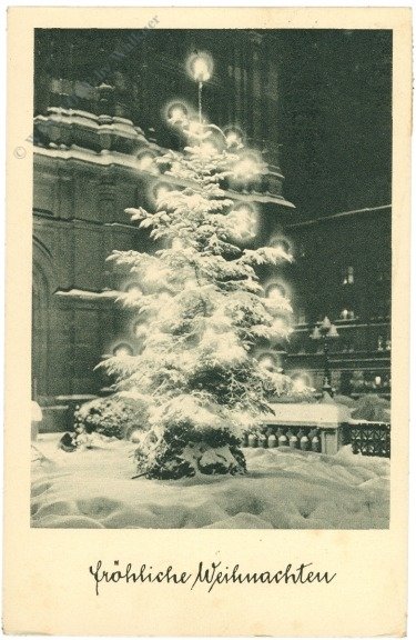 Verschneiter Baum