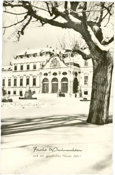 Schlossgarten verschneit