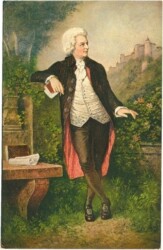 Mozart, im Mozartzimmer des Stieglkellers in Salzburg