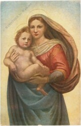 ak219647 Raffaello, Madonna Sixtina