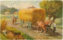 ak219653 Unbekannt: Heuwagen
