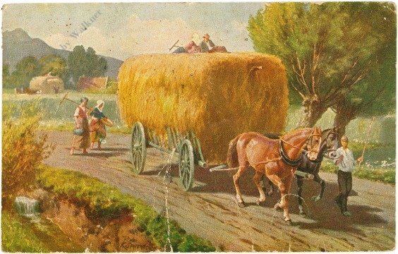 Unbekannt: Heuwagen