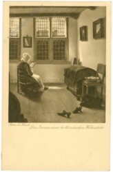De Hooch, Peter: Das Innere einer holländischen Wohnstube