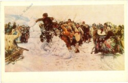 Surikov, Vasily: The taking of a snow Fortress