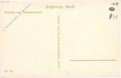 ak219720a Reissenstein, Leo: Wo Mozarts Wiege stand