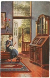 ak219724 Olsen, C.: Für's künftige Glück