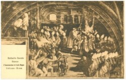 ak219759 Raffaello, L'Incoronazione di Carlo Magno