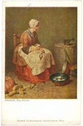 ak219788 Chardin: Eine Köchin
