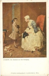 ak219789 Chardin: Der Abschied vor dem Schulgang