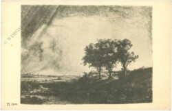 ak219798 Rembrandt, Die Landschaft mit den drei Bäumen