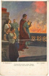Sienkiewicz, H.: Nero besingt den Brand von Rom