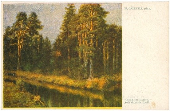 Loebell, W.: Abend im Walde