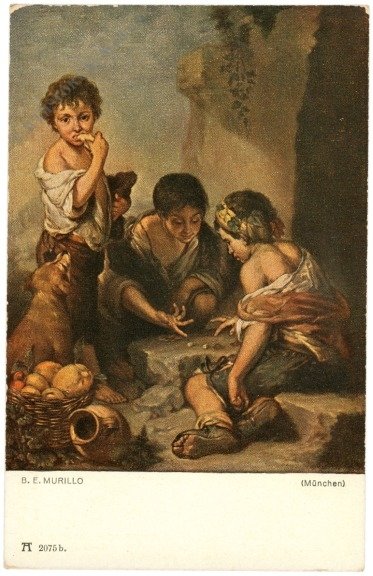 ak219858 Murillo, B.E.: Würfelspieler