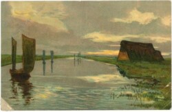 Wencke-Worpswede, S.: Abend auf dem Kanal