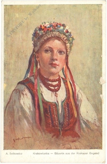 Bäuerin aus der Krakauer Gegend