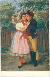 Pärchen in Tracht