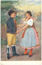 ak219999 Pärchen in Tracht