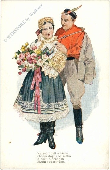 ak220003 Pärchen in Tracht