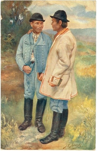 ak220007 Männer in Tracht