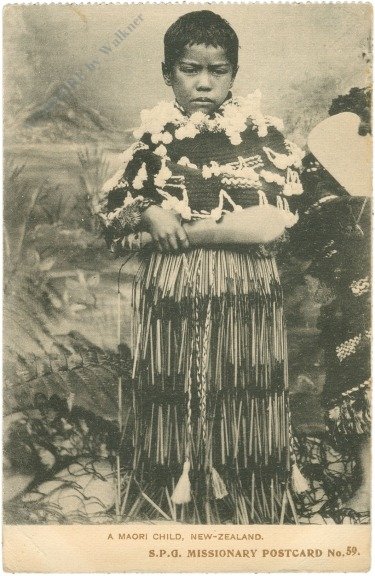 ak220051 Maori Child, New-Zealand