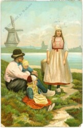 ak220190 Holländische Familie