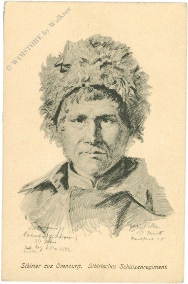 ak220223 Sibirier aus Orenburg, Sibirisches Schützenregiment