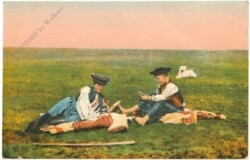 Hortobagy, Eine Kartenpartie in der Pußta