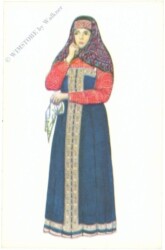 Dame in Tracht