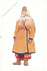 Dame in Tracht