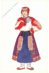 Dame in Tracht
