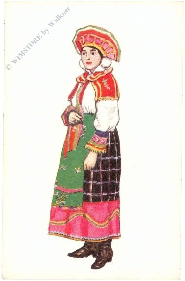 Dame in Tracht