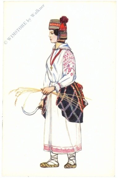 Dame in Tracht