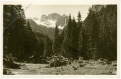 Dachstein, von Norden gesehen mit Gletscher