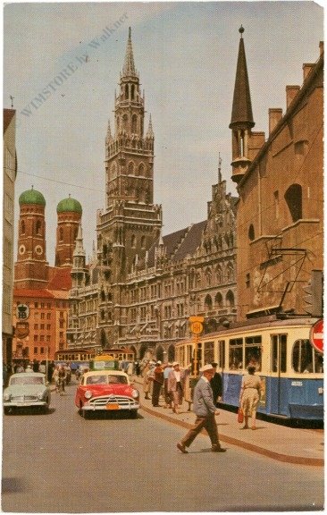 München, Frauenkirche u. Rathausturm