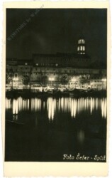 ak220467 Split, Ansicht bei Nacht