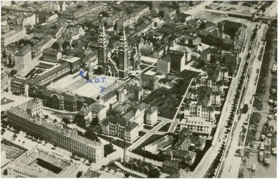 Szeged, Blick auf Szeged und die Kathedrale