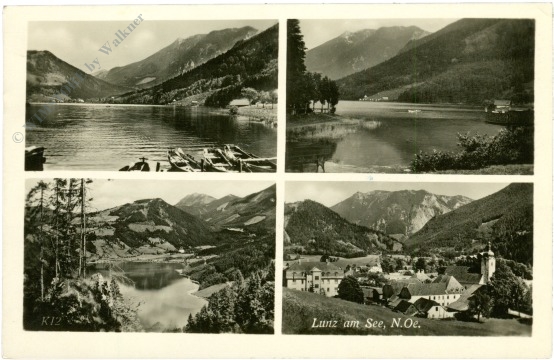 lunz am see, multiansicht