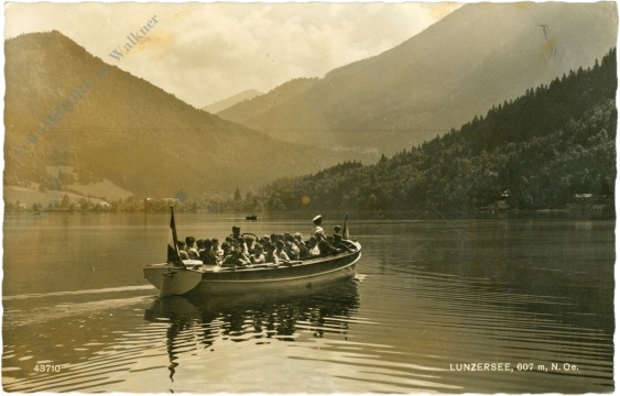 lunzersee, bootsfahrt
