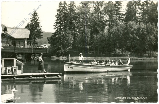 lunzersee, bootsfahrt