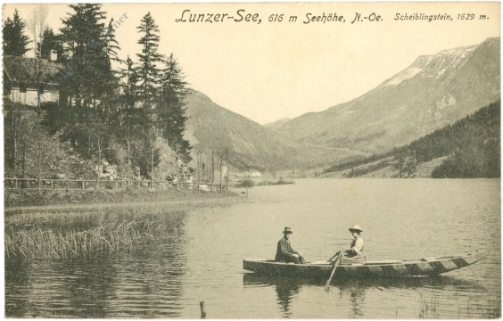 lunzersee, scheiblingstein