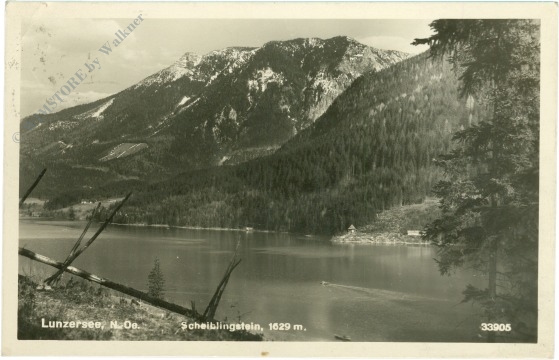 lunzersee, scheiblingstein