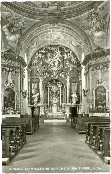 maria taferl, inneres der wallfahrtskirche