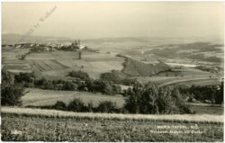 maria taferl, nordwest ansicht mit donau
