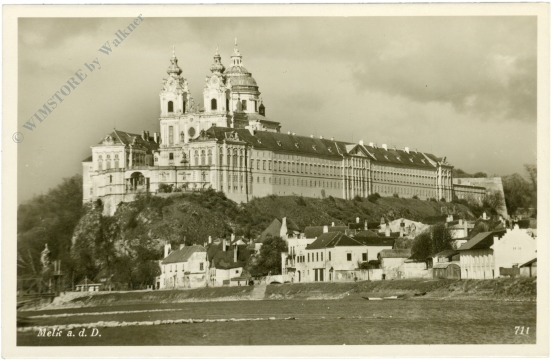 melk an der donau, ansicht